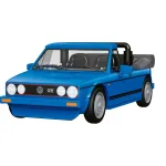 COBI 24661 Volkswagen Golf GTI British Version Cabriolet (1984) konstruktorius, mastelis 1:35, mėlynas