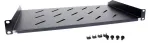 Getfort Universal 19-inch 1U 270mm Black Rack Shelf