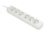 Ilgintuvas ActiveJet 6GNU - 3M - S, 6 lizdų, 3 m laidas, 230 V/50 Hz, 10 A, E tipo ki&scaron;tukas