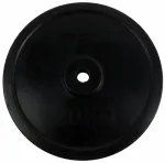 Tunturi Rubber Weight Disc 20 kg &ndash; juoda guminė ketaus plok&scaron;telė (vienetas, 30 mm anga)