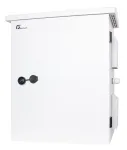 Getfort HGF-40/35/60 hermeti&scaron;kas stulpinis/sieninis korpusas 400x350x600 mm su DIN bėgeliu, pilkas