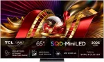 TCL 65C8L 65 colių 4K Ultra HD Mini LED QLED i&scaron;manusis televizorius su Google TV, Dolby Vision IQ, 144Hz VRR, Onkyo 2.1 garsu