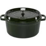 Staub La Cocotte Round 28 cm, 5,9 L, Basil Green, ketaus
