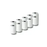 Qoltec terminio popieriaus rulonas 57 x 15 | 55g/m&sup2; | 10 vnt. | be BPA