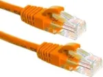 DSIT CAT6a tinklo kabelis 100% varis - U/UTP - 2 m - oranžinis (DC-U6A6-020)