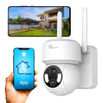 Extralink lauko kamera Smart Life SolarEye Pro belaidė, 2.5K, WiFi, 5200 mAh baterija, IP65