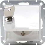 HEINRICH KOPP Schuko ki&scaron;tukinis lizdas su atlenkiamu dangteliu, pavir&scaron;inio montavimo, IP44, pilkas, 1 lizdo, 16 A, 250 V, Paris serija 951529001