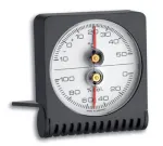 TFA Dostmann 45.2018 Analoginis Apvalus Termometras, &Oslash;63 mm, -20 iki +50 &deg;C, Baltas/Sidabrinis 7601