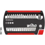 Wiha XSelector 31 dalių antgalių rinkinys su plok&scaron;čiais, Phillips, Pozidriv ir TORX antgaliais 29417