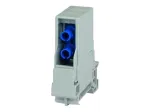 TELEG&Auml;RTNER STX DIN bėgio &scaron;viesolaidžio jungčių modulis su ST ir SC duplex adapteriais, vienmodis/daugiamodis H82000A0022