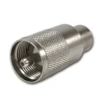 Teleg&auml;rtner UHF ki&scaron;tukas PL259/6, skirtas RG-58 C/U ir RG-59 B/U kabeliams, PTFE izoliacija, nikeliuotas korpusas, sidabrinis kontaktas, 5 vnt. (J01040B0604)
