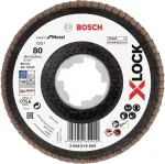 Bosch Accessories 2608619805 Expert for Inox X-LOCK pjovimo diskas, 125 mm x 1,0 mm, 60 grūdėtumo, nerūdijantis plienas, 1 vnt.