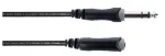 Cordial 14826 6,3 mm stereo jack prailginimo kabelis, 10 m, juodas