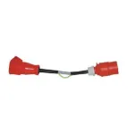 HT Instruments CEE32A DS adapteris &ndash; 3 fazių diferencinės srovės ir apsauginio laidininko matavimo adapteris, 32 A, 5 polių, 400 V