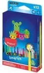 Maped COLOR'PEPS Long Life 2 flomasteriai, 12 spalvų, 1,5 mm vidutinis apvalus antgalis, ventiliuojamas saugos dangtelis, nuplaunami ra&scaron;alai, kartoninė dėžutė 844006
