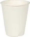 PAPSTAR pure cukranendrių popieriniai puodeliai, 0,2 L, balti, 40 vnt., kompostuojami ir tinkami mikrobangų krosnelei 89854