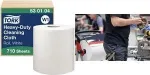 TORK W1 Premium daugiafunkcis valymo &scaron;luostžių ritinys, 1 sluoksnio, baltas, 270 m, ypač tvirtas, neaustinė medžiaga, 710 lapelių, 1 ritinys (530104)