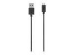 USB kabelis Belkin F2CU012BT2M-BLK 2m Micro-USB B