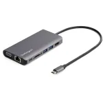 StarTech.com USB-C Mini kelioninis dokas su 4K HDMI / 1080p VGA, 3x USB 3.0, SD, GbE, garsu, 100W PD perdavimu