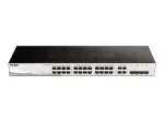 D-Link DGS-1210-28 valdomas L2/L2+ jungiklis 1U juodas