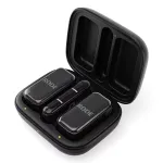 Belaidė klipinė mikrofonų sistema Rode Wireless Micro Black &ndash; omnidirectional lavalier, 100 m atstumas, 7 h baterija, 48 kHz/24 bit