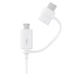 Samsung EP-DG930 USB laidas USB 2.0 1,5 m USB A USB C/Micro-USB B Baltas