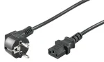 MicroConnect PE010418 maitinimo laidas, juodas, 1,8 m, C13 jungtis