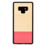 Apsauginis dėklas i&scaron; medžio ir polikarbonato Samsung Galaxy Note 9 (N960) &ndash; juodas, mi&scaron;rus ra&scaron;tas