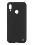 Telefono dėklas Tellur, skirtas Huawei Y9 2019 &mdash; matinis silikonas, juodas
