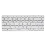 Belaidė klaviatūra Tellur TLL491241 Mini White &ndash; kompakti&scaron;kas sprendimas tvarkingam darbalaukiui