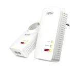 Powerline FRITZ 1260E WLAN rinkinys 1200 Mbit/s Ethernet LAN Wi-Fi Baltas