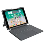 ASTAR DEQSTER Smart Rugged Touch Plus klaviatūra 10,2 colio &mdash; QWERTZ voki&scaron;kas i&scaron;dėstymas, mechaniniai jungikliai, Smart Connector dokas, pilka