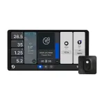 Shelly Wall Display X2 Black + BLU H&T Black rinkinys, po tinku montuojamas valdymo skydas, Android, Wi-Fi, Bluetooth