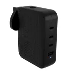 Hyper HyperJuice 145W USB-C GaN kelioninis įkroviklis su 4 prievadais &ndash; juodas