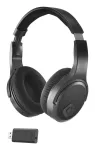 Ausinės Hama 00221847 laidinės ir belaidės Bluetooth juodos