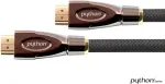 Anschlusskabel High-Speed-HDMI&reg; mit Ethernet 4K2K / UHD, AKTIV (Redmere Chipsatz), vergoldete Kontakte, OFC, Nylongeflecht schwarz, 15 m, PYTHON&reg; Seri