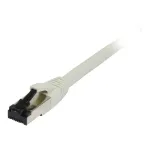 Synergy 21 jungiamasis kabelis RJ45, CAT8.1 2000MHz, 0,25m, pilkas, S-STP (S/FTP), TPE (Ultra SuperFlex), AWG26