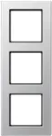 JUNG AC 583 AL. Produktfarbe: Aluminium, Markenkompatibilit&auml;t: JUNG, Material: Duroplast. Breite: 84 mm, H&ouml;he: 226 mm (AC583AL)