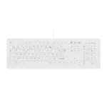 Contour Design Active Key ClassicClean medicininė klaviatūra, pilno dydžio, laidinė, balta, C8100
