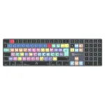 LogicKeyboard Titan DE Mac klaviatūra, skirta Adobe Premiere Pro CC, voki&scaron;kas i&scaron;dėstymas