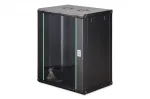 Sieninis 19 inch spintos korpusas DN-37113, 16U, 600x450 mm, juodas RAL 9005