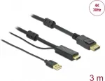 HDMI į DisplayPort kabelis DeLOCK 85965 4K 30Hz 3m