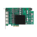 Tinklo plok&scaron;tė DELOCK PCI Express x4 Gigabit LAN 4xRJ45 PoE+