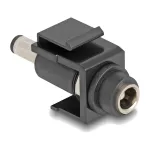 DeLOCK Keystone modulis DC 5,5 x 2,1 mm motina&ndash;tėvas juodas