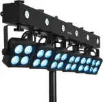 Ap&scaron;vietimo rinkinys EUROLITE KLS-180/6 &ndash; 6 LED &scaron;viestuvai, kompakti&scaron;kas dizainas