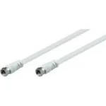 Wentronic Goobay SAT jungiamasis kabelis, baltas, 2,5 m - F ki&scaron;tukas F ki&scaron;tukas (11724)