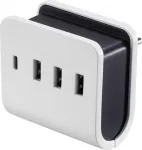 VOLTCRAFT VC-11374055 USB-C įkroviklio lizdas su 4 USB prievadais, 4.8 A
