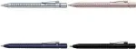 Tu&scaron;inukas Faber‑Castell 144162 &mdash; užsegamas su spaustuku, mėlynas ra&scaron;alas, rožinis korpusas, Extra Bold antgalis, 1 vnt.