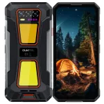 I&scaron;manusis telefonas OukiTel WP58 Pro 5G &mdash; 6,7 colių ekranas, 8GB RAM, 512GB atmintis, 10000mAh baterija, Oranžinė