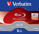 Verbatim 43615 tu&scaron;čias Blu-Ray diskas BD-RE 25 GB 5 vnt.